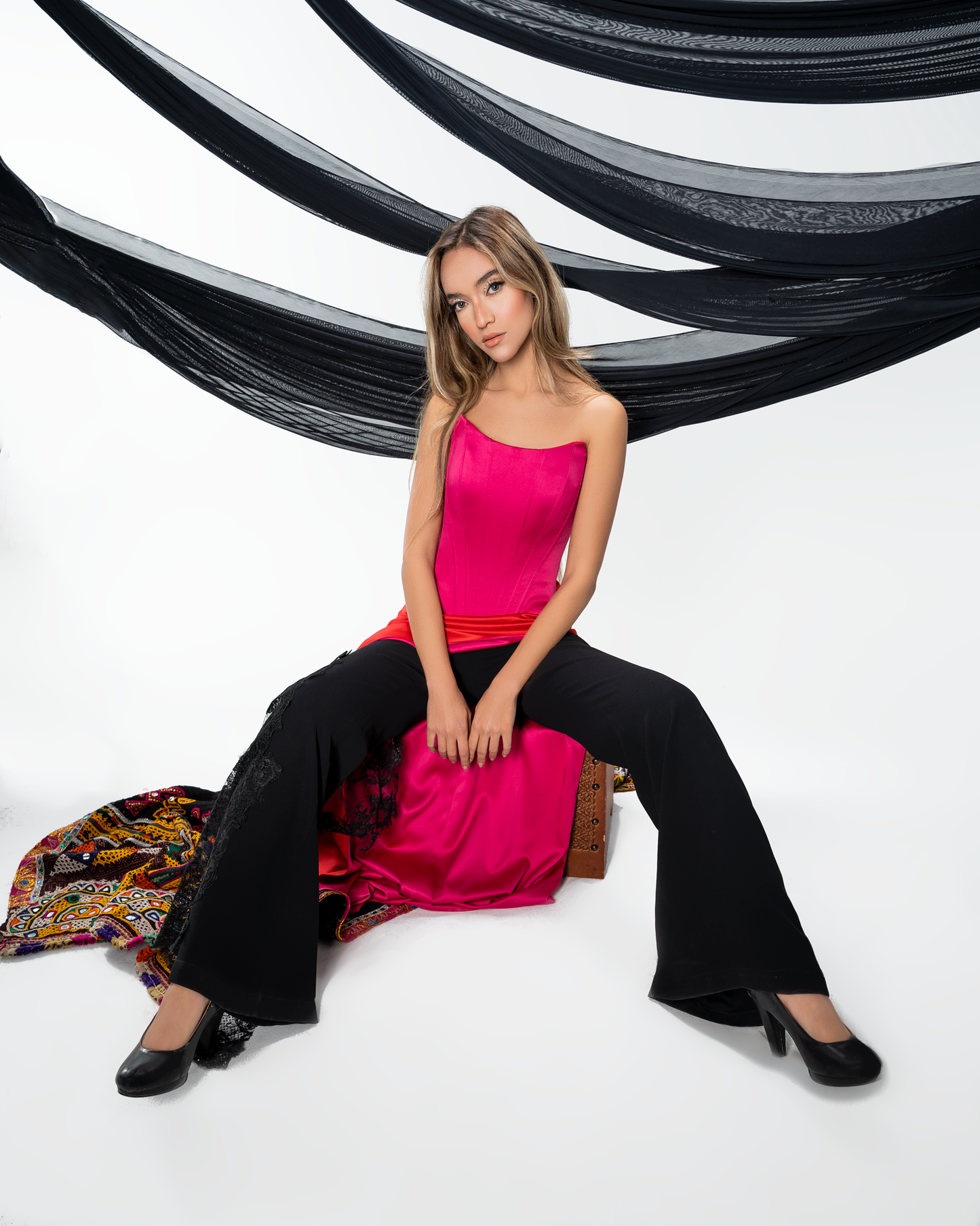 Flare & Lace trousers