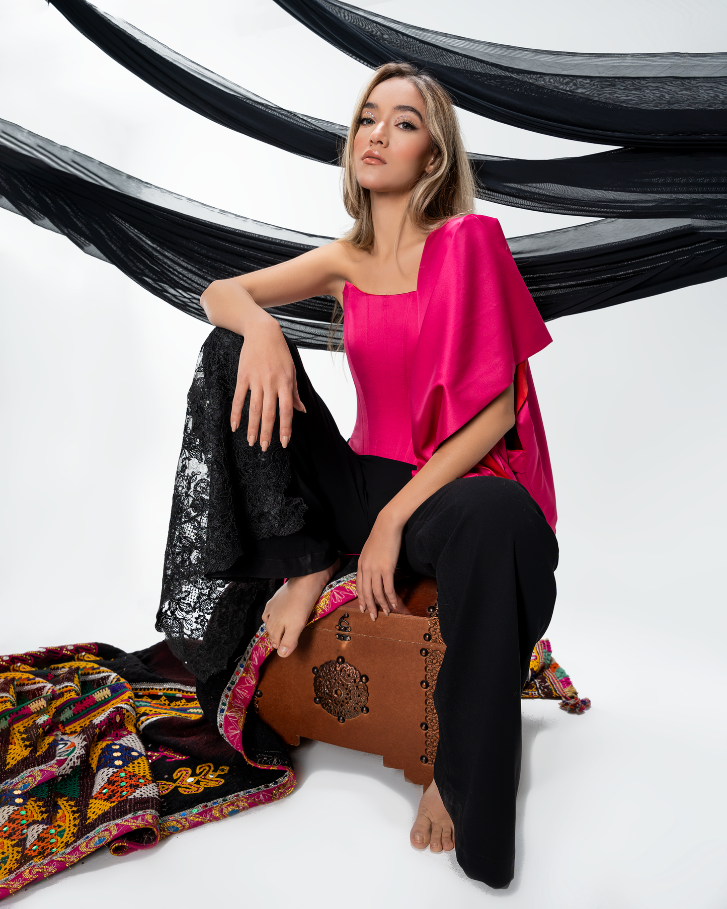 Flare & Lace trousers