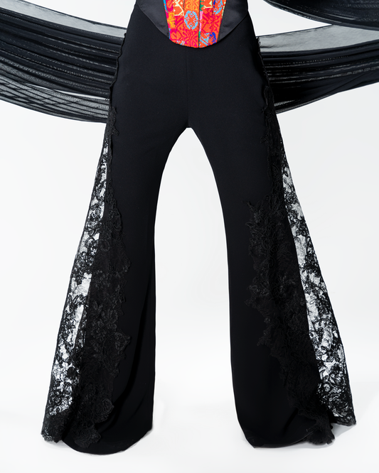 Flare & Lace trousers